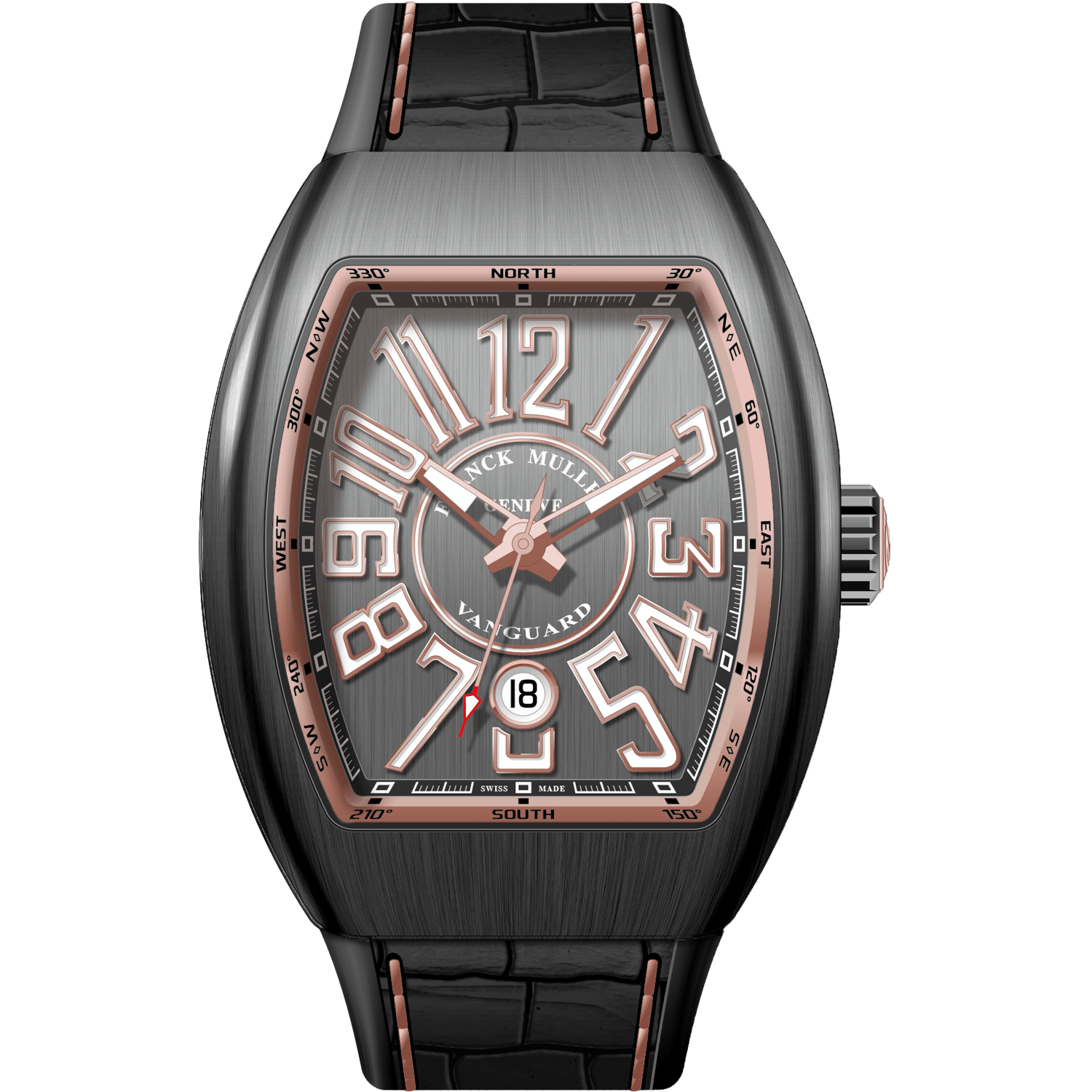 super clone FRANCK MULLER watch VANGUARD V45 V 45 SC DT TT NR BR (5N)